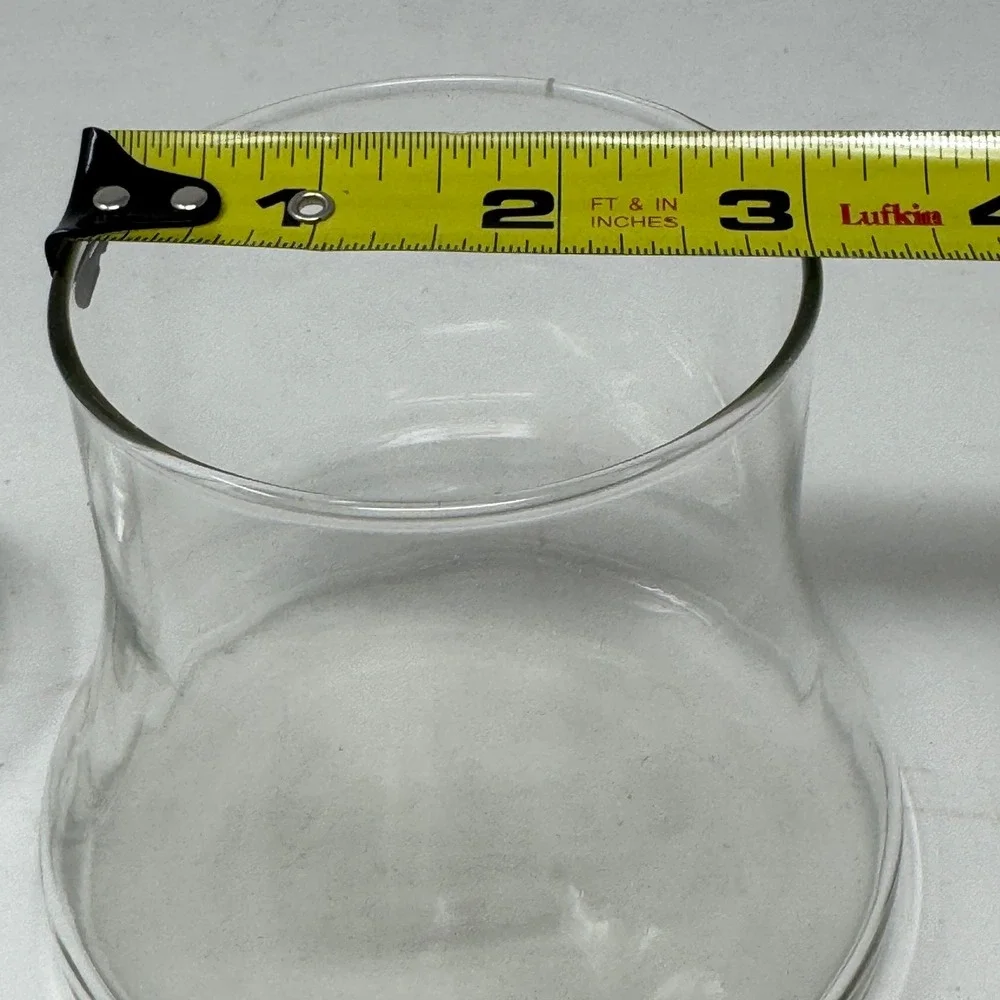 Clear Glass Apothecary Jar W Lid Bell Shaped Decor Storage Canister Minimalist‎